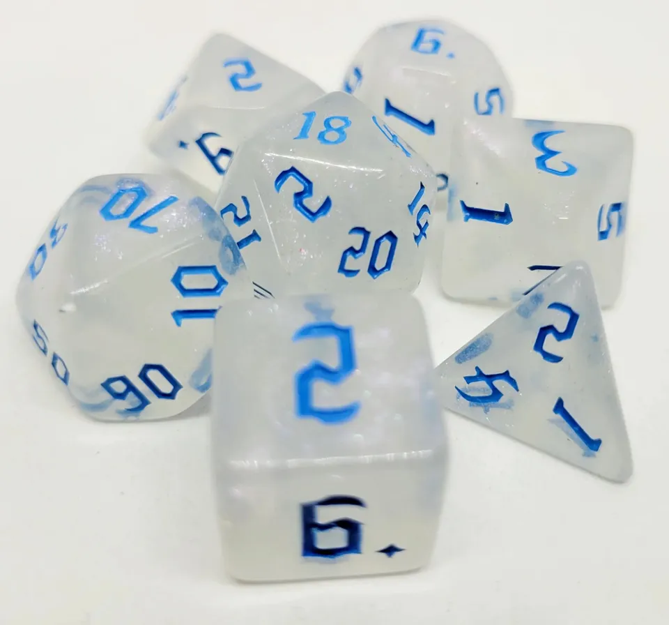 dice4friends-7-teiliges-rpg-w-rfelset-milky-shine-blue-galaxy image 1