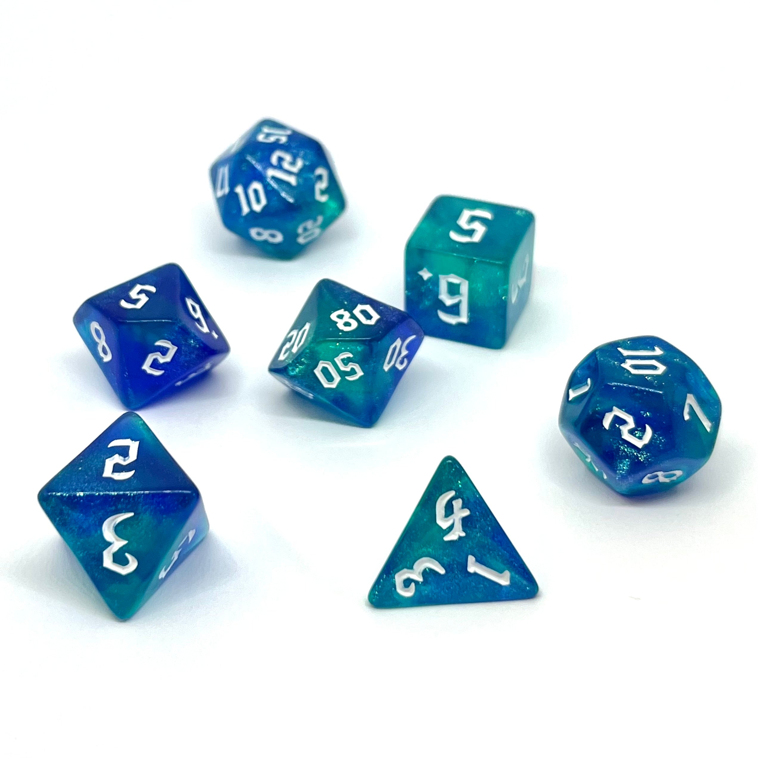 dice4friends-galaxy-saphire-w-rfelset-7-teilig-farbverlauf image 3