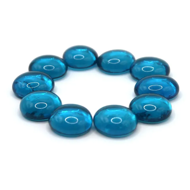 dice4friends-spielsteine-glas-transparent-hellblau-10-st-ck image 1
