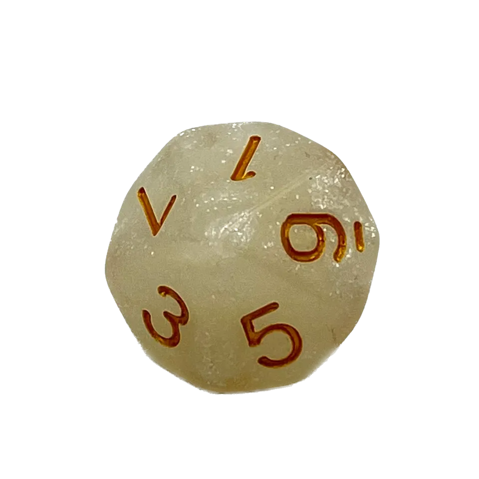dice4friends-einzelw-rfel-d10-galaxy-white-gold-w10-0-9-wei image 1