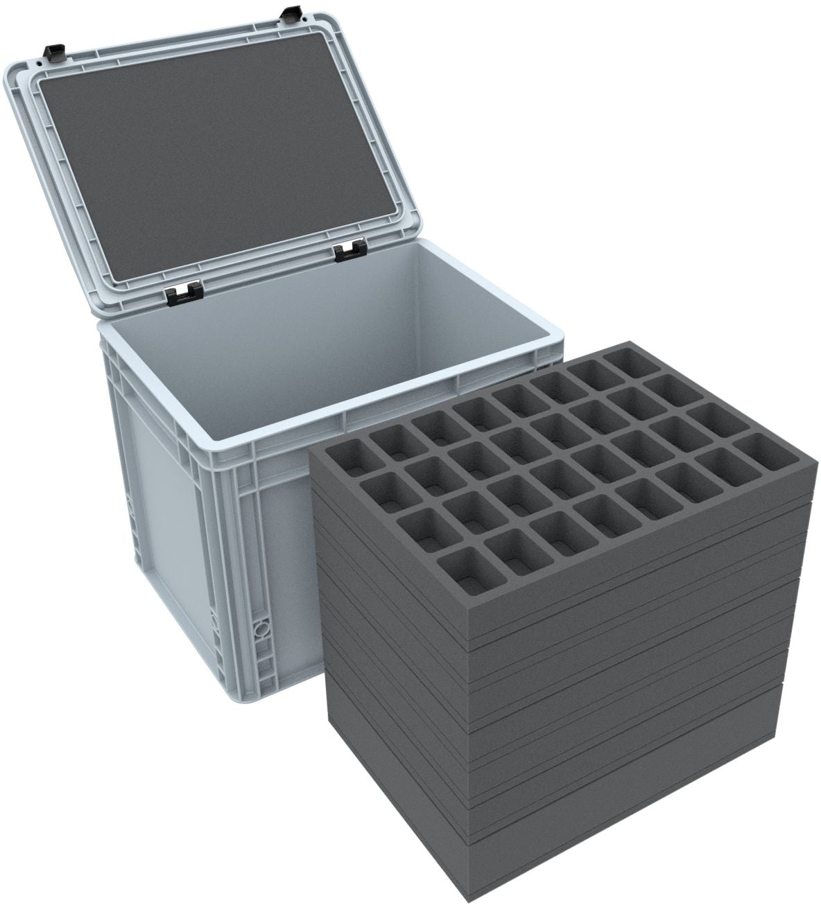 feldherr-eurobox-40x30-aufbewahrungsbox-192-f-cher-raster image 2