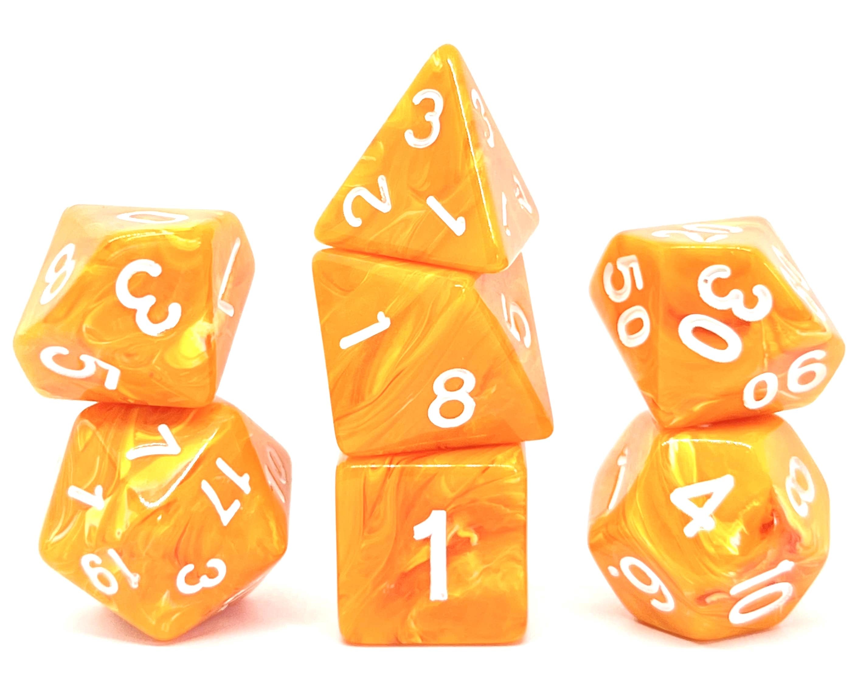 dice4friends-7-teiliges-rpg-w-rfelset-pearl-candysweet-amber image 1