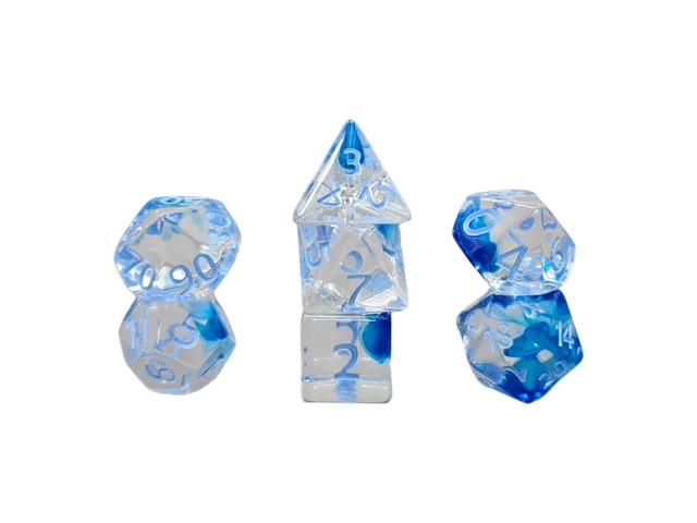 dice4friends-rpg-nebula-sea-transparent-set-7-teilig-blau image 1