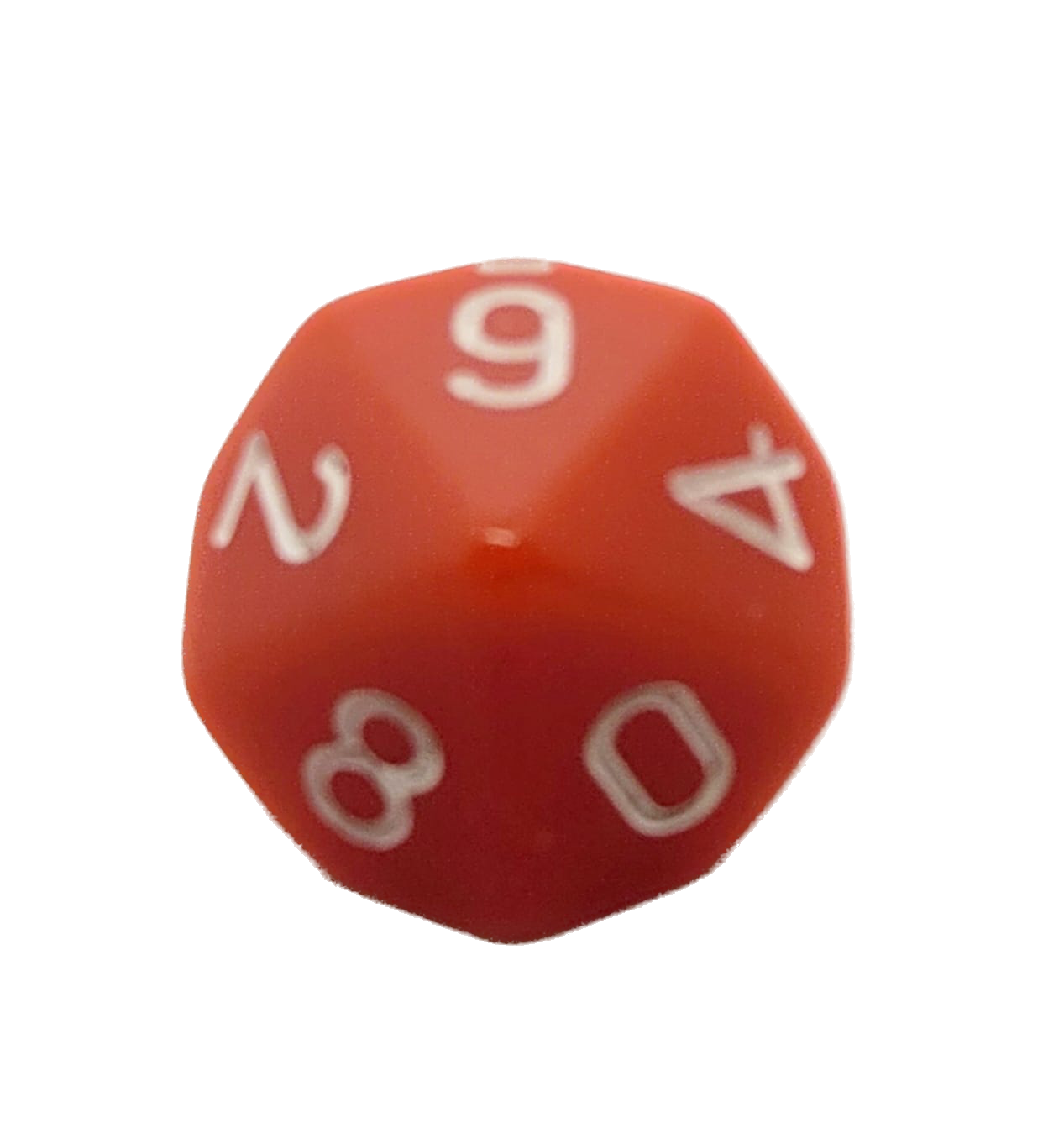 dice4friends-einzelw-rfel-d10-rot-wei-w-rfel-0-9-acryl image 1