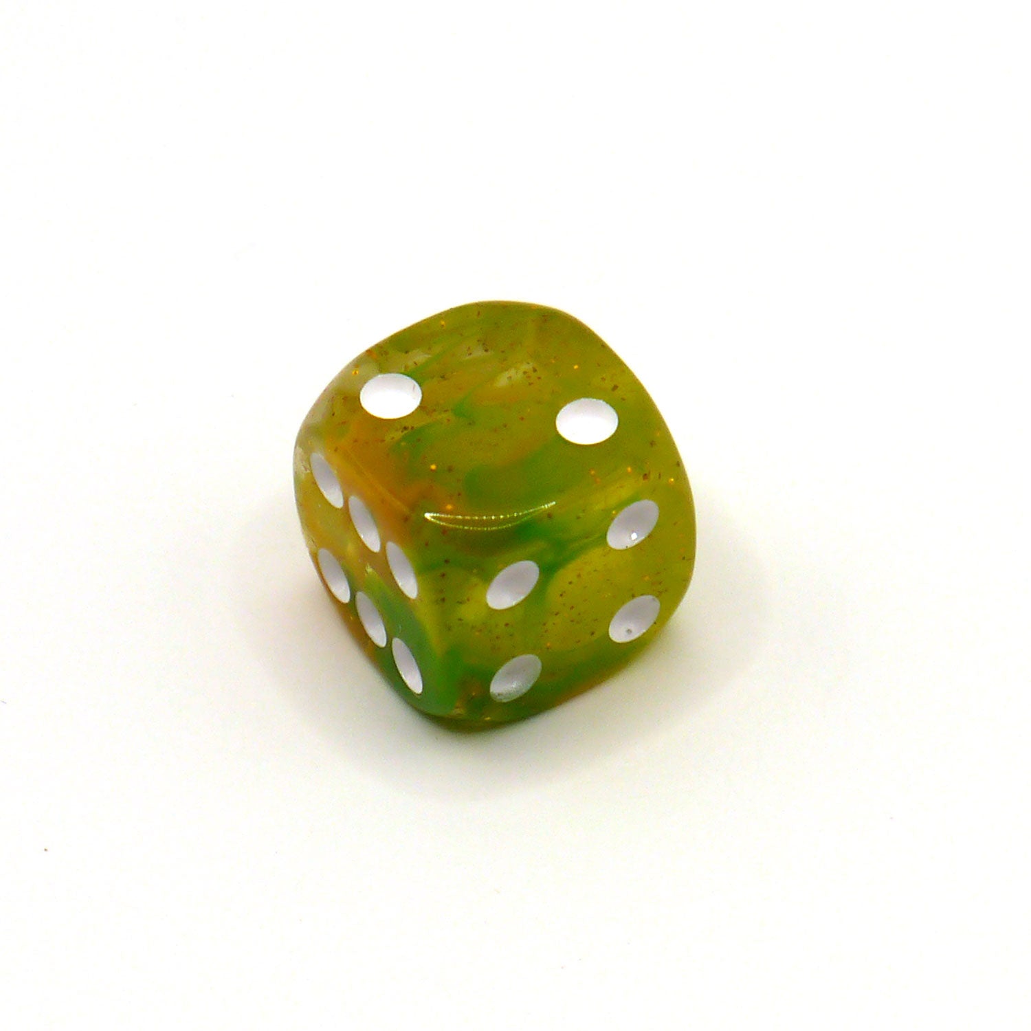 dice4friends-d6-starlight-green-yellow-augenw-rfel-16mm-einzelw-rfel image 2