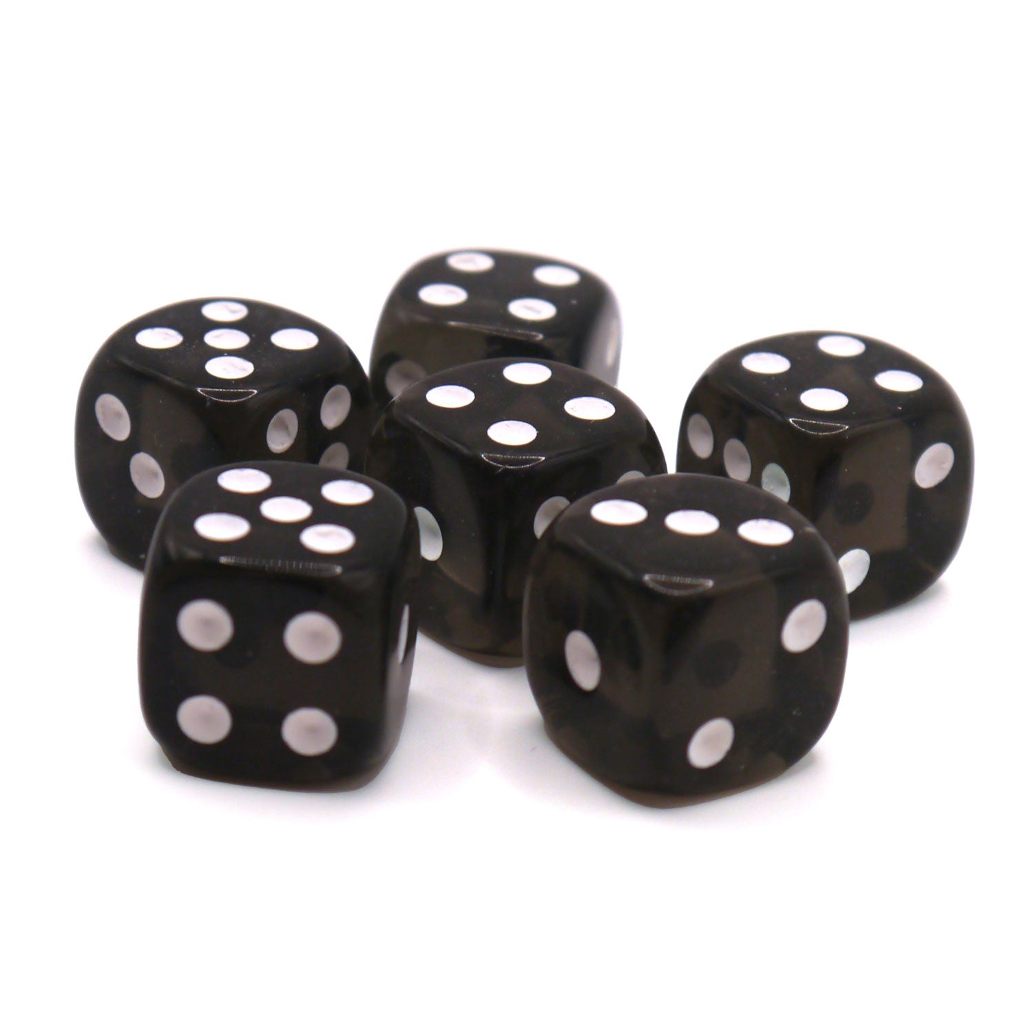dice4friends-d6-w-rfelset-transparent-black-augenw-rfel-6er image 3