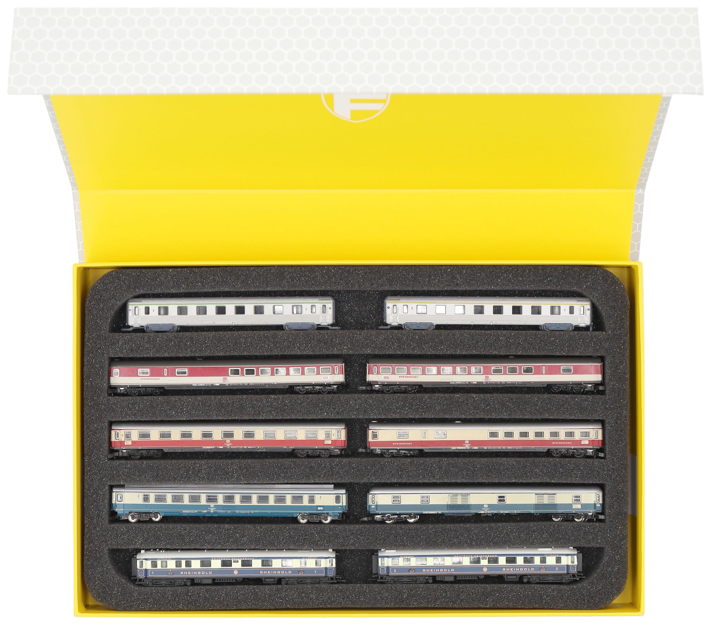 feldherr-model-train-magnetic-box-z-spur-liegend-5-f-cher-gelb image 7