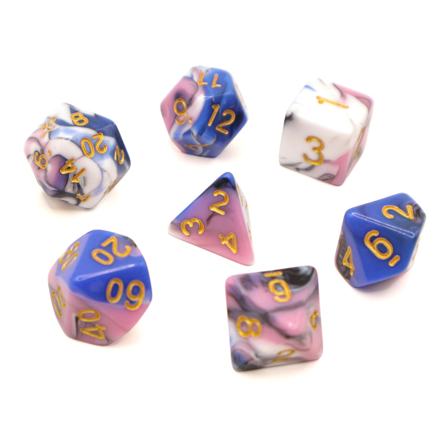dice4friends-7-teiliges-rpg-w-rfelset-merlin-w-rfel-7er-mehrfarbig image 2