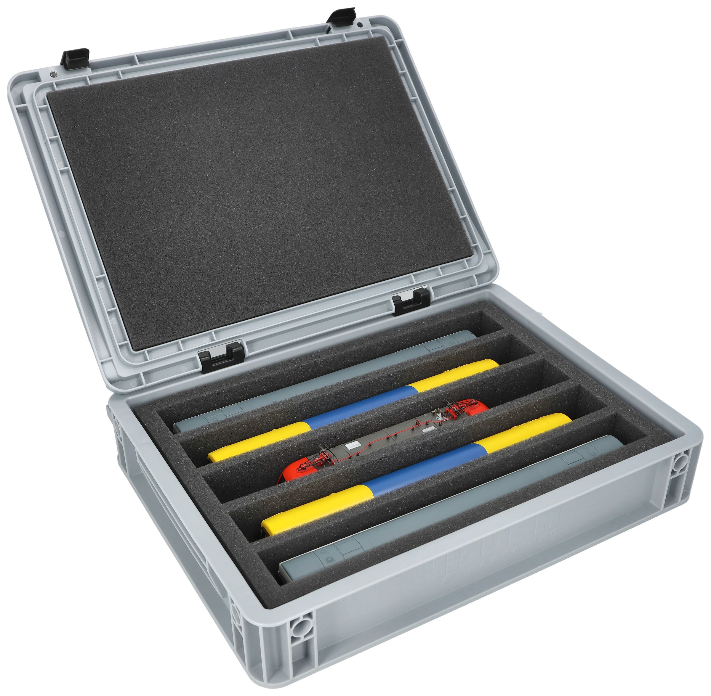feldherr-model-train-eurobox-40x30-h0-stehend-5-f-cher-set image 1