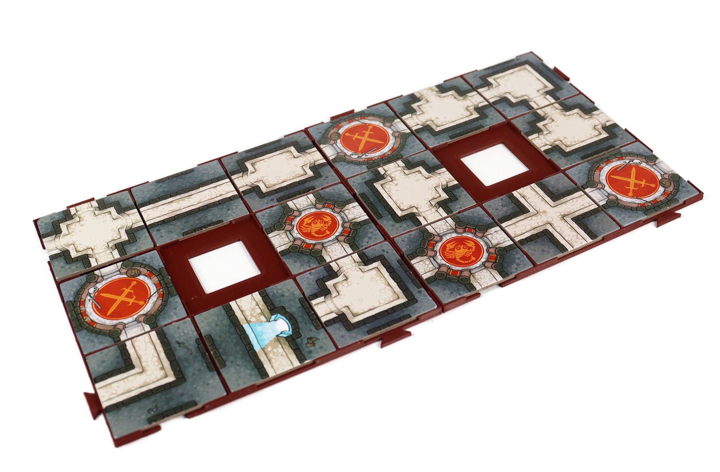 feldherr-terrain-karak-labyrinth-raster-9er-set-81-pl-ttchen image 1