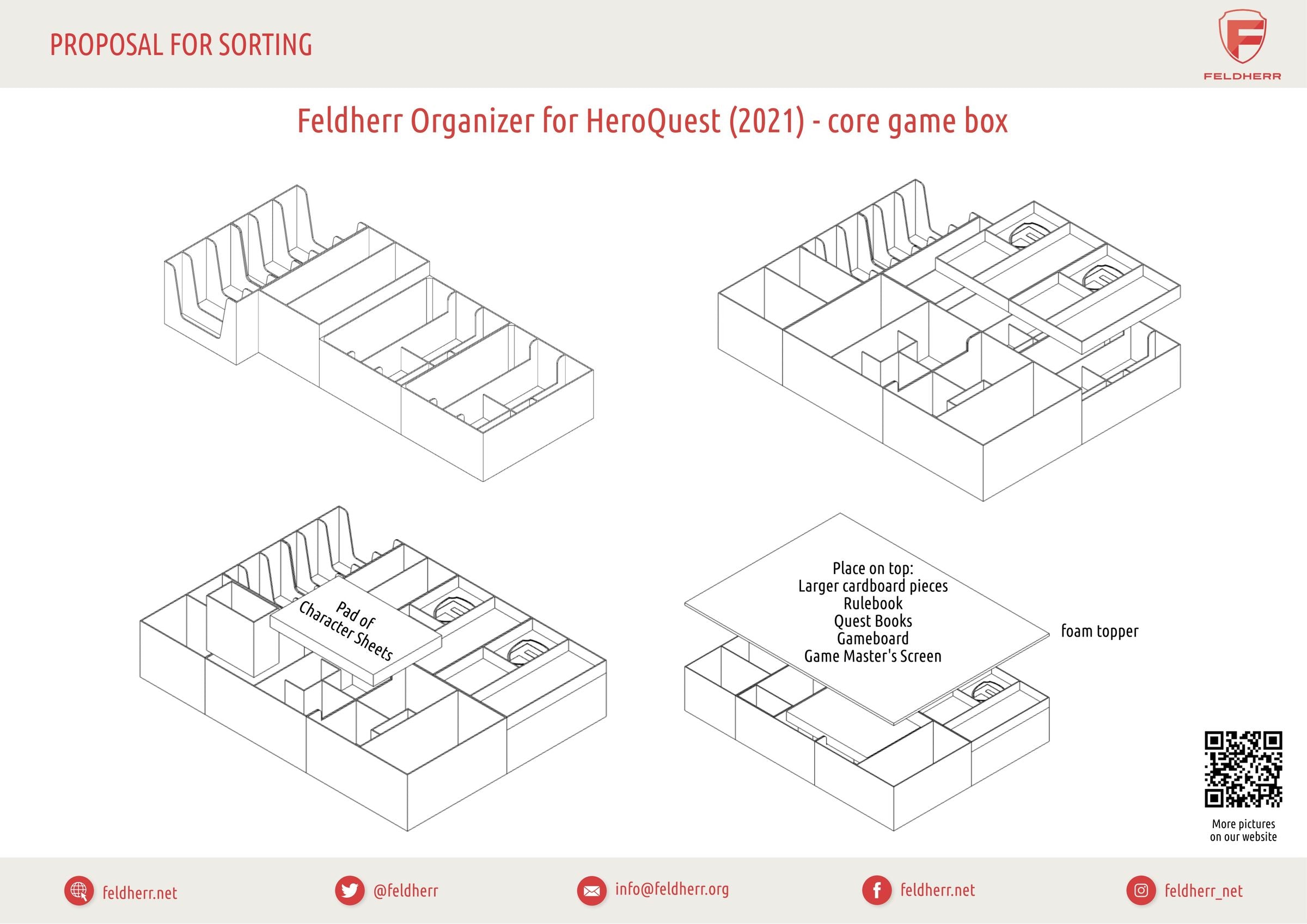 feldherr-accessories-organizer-heroquest-2021-inlay-kernspielbox image 5