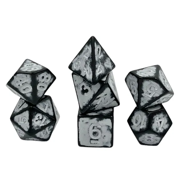 dice4friends-ancient-dark-knight-white-w-rfelset-7-teilig image 1