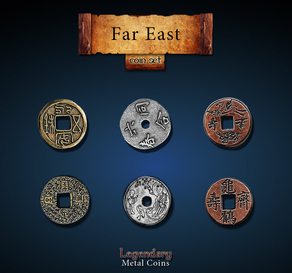 drawlab-legendary-metal-coins-far-east-m-nzset-20-st-ck image 1