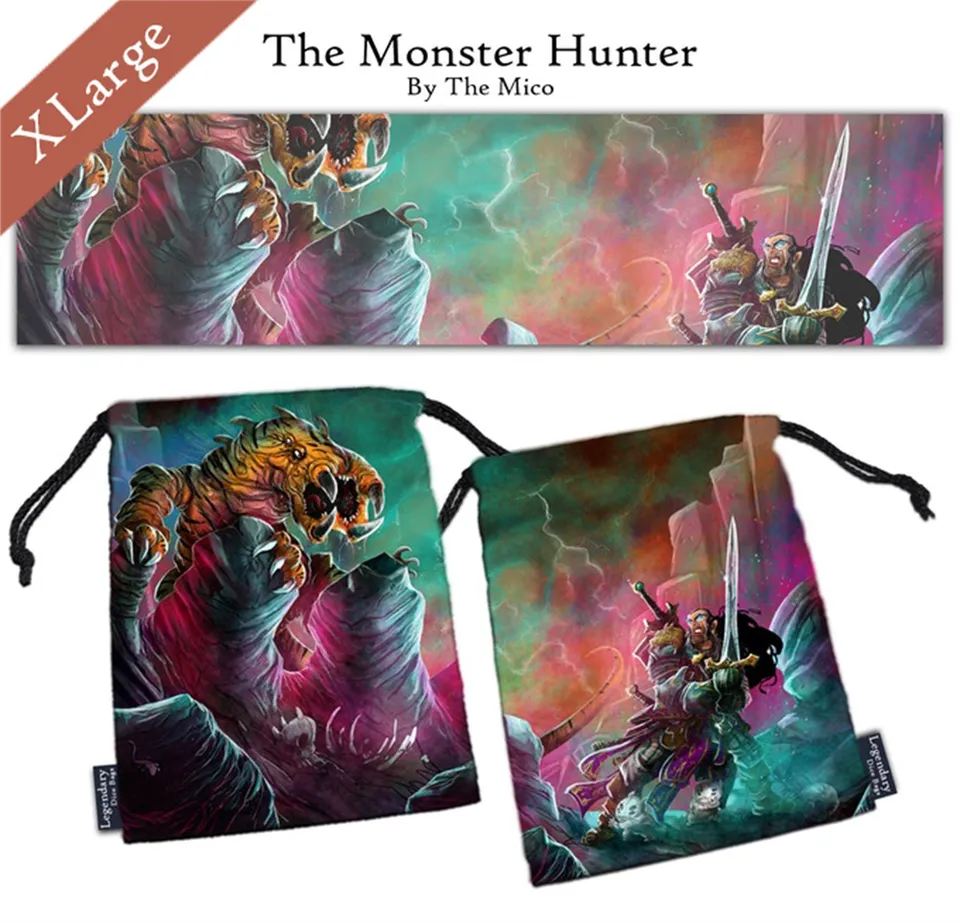 drawlab-legendary-dice-bags-monster-hunter-w-rfelbeutel-xl image 1