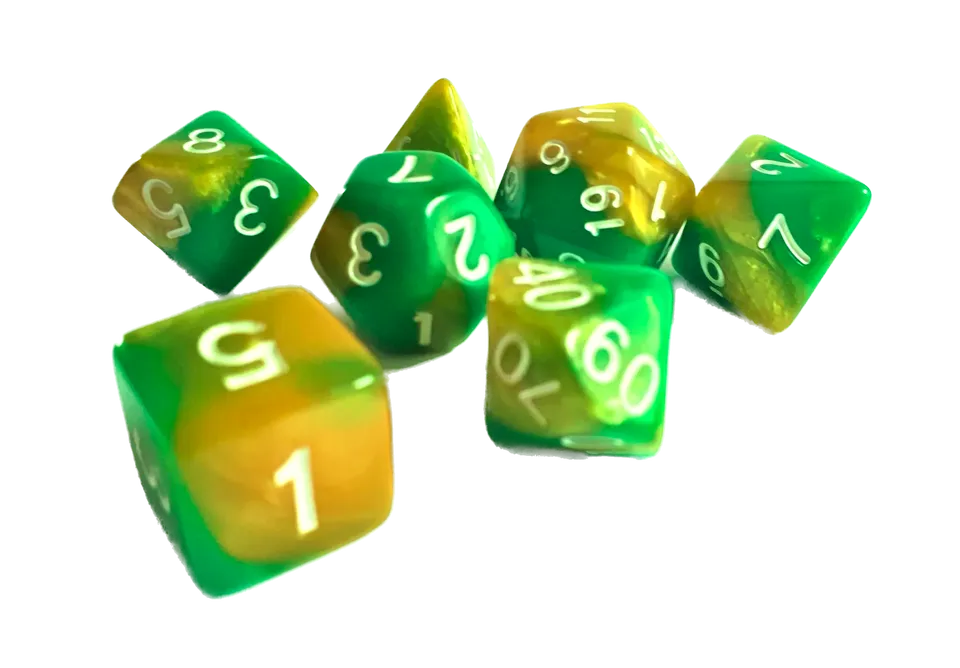 dice4friends-7-teiliges-rpg-w-rfel-sets-green-samba-mehrfarbig image 1