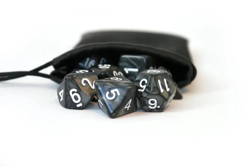 dice4friends-pearl-black-white-w-rfelset-7-teilig-schwarz image 1