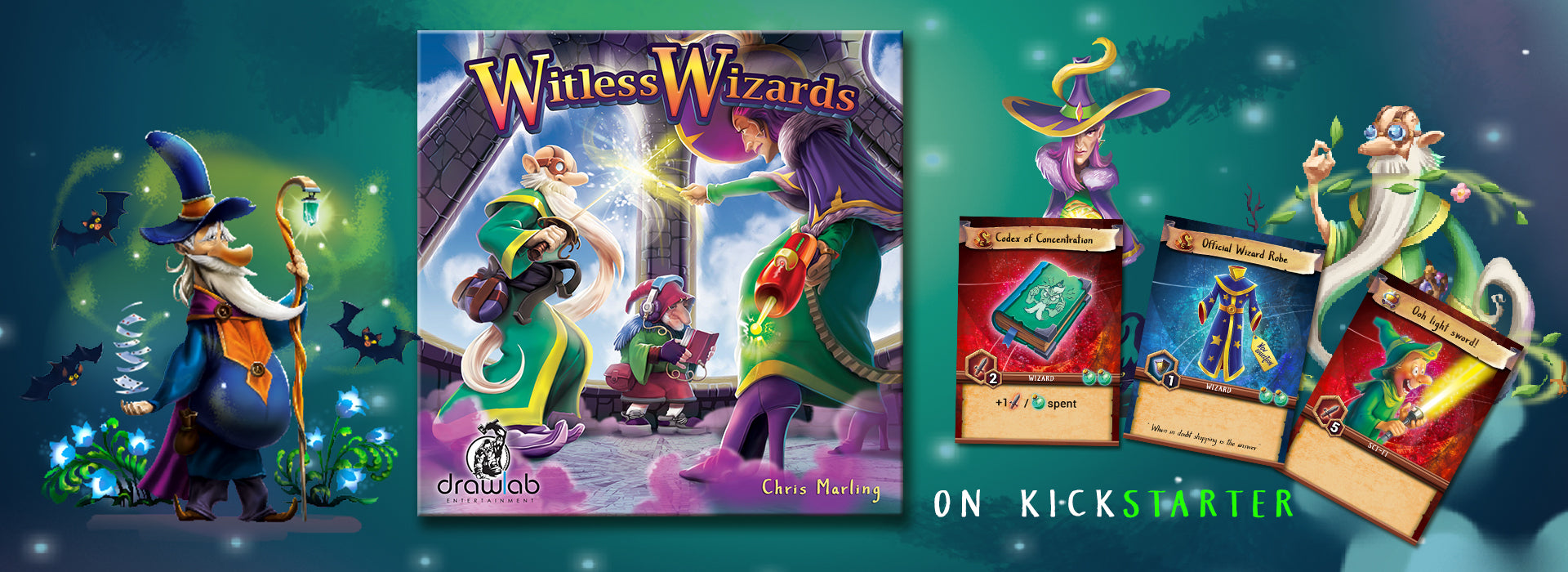 drawlab-witless-wizards-kartenspiel-2-4-spieler-15-25-min image 2