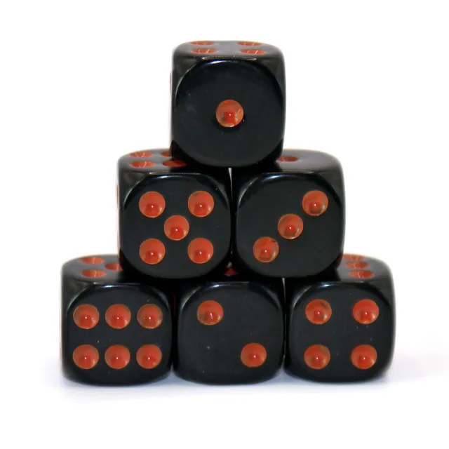 dice4friends-d6-w-rfelset-opaque-black-orange-6x-16mm image 1