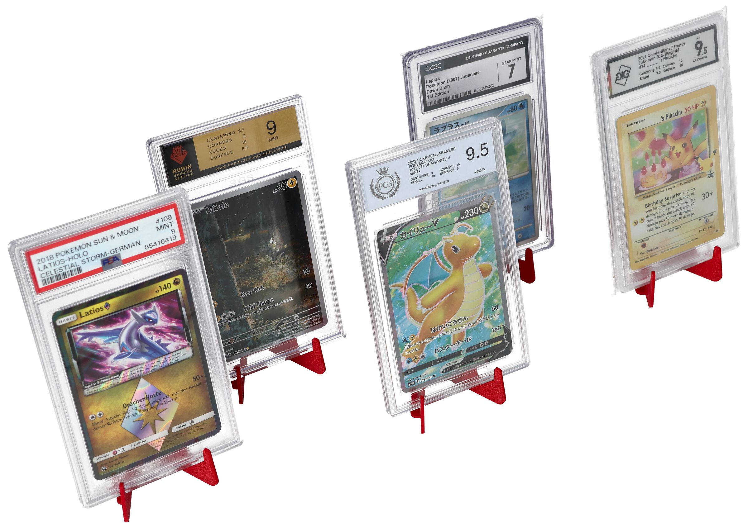 feldherr-kartenst-nder-faltbar-5er-set-graded-cards-schwarz image 5
