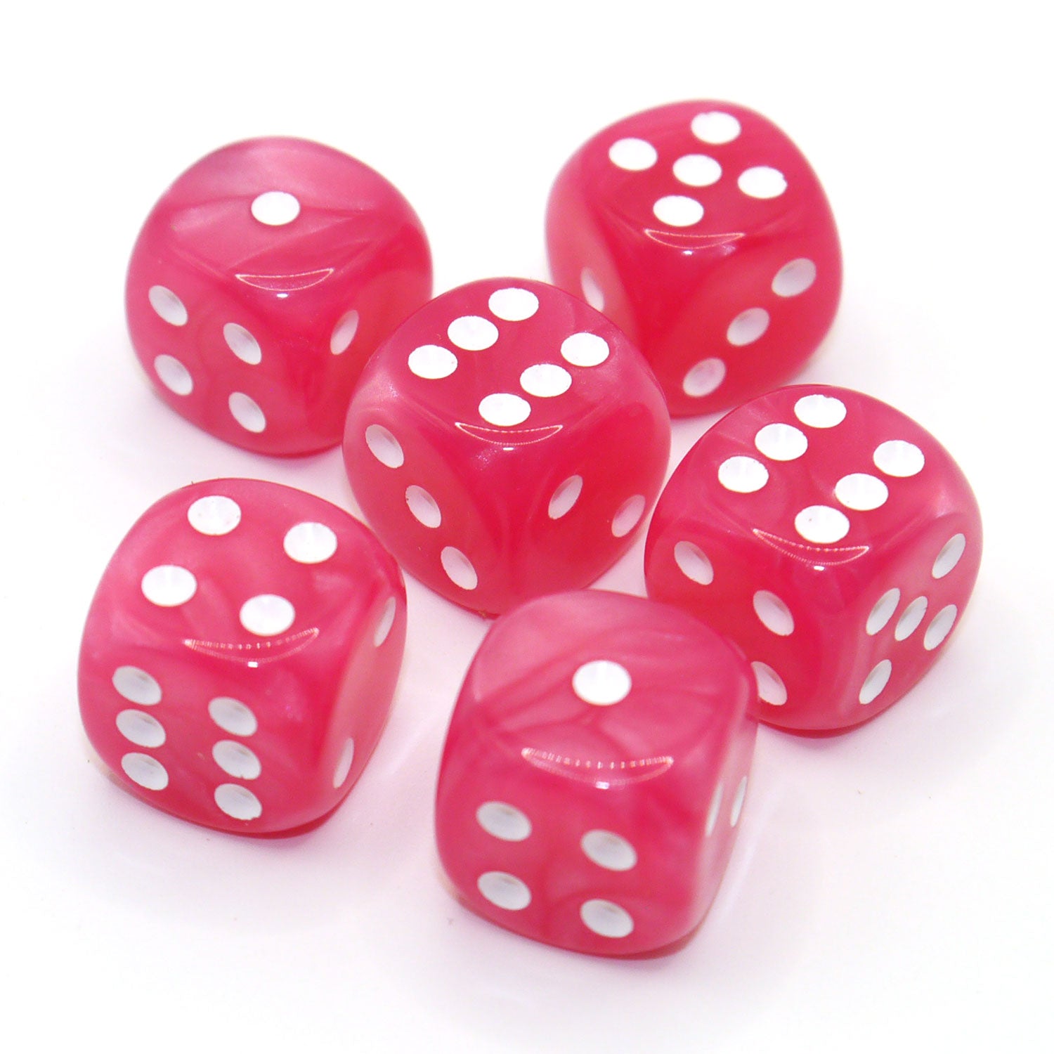 dice4friends-d6-augenw-rfel-set-pearl-w-rfel-rosa-6-st-ck-16mm image 2