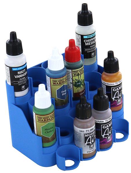 feldherr-paint-rack-farbdisplay-f-r-18-flaschen-schwarz image 5