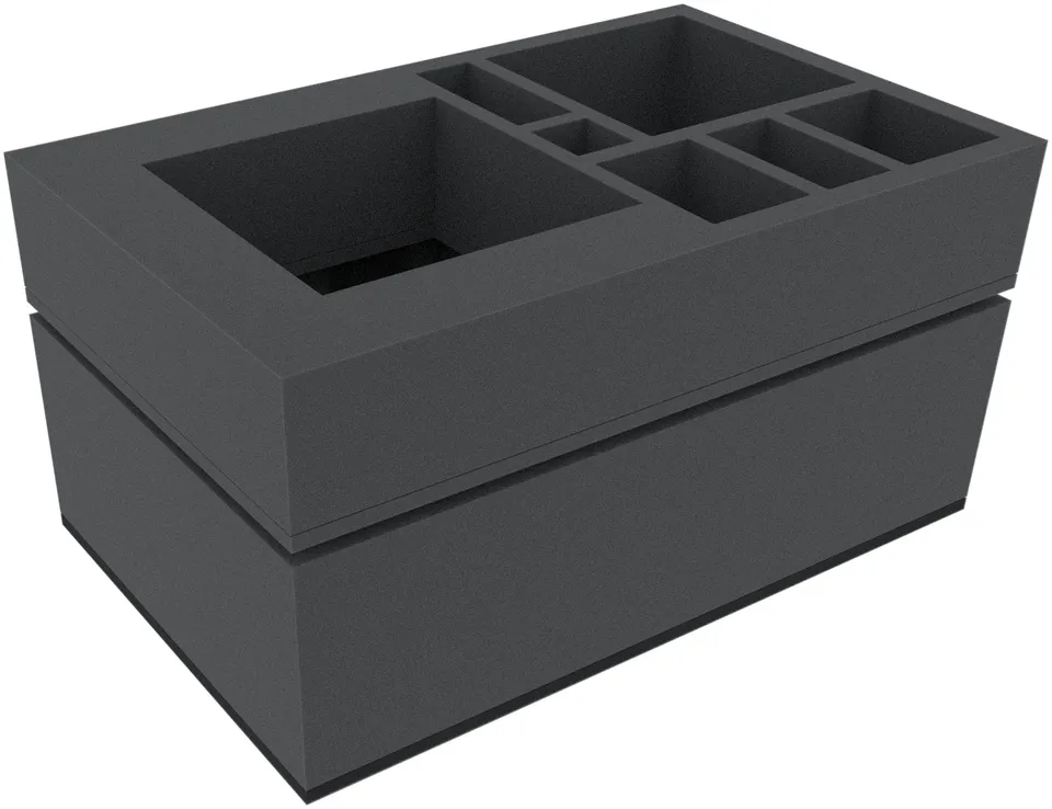 feldherr-foam-trays-tesseract-vault-schaumstoffset-necrons-2-tabletts image 1