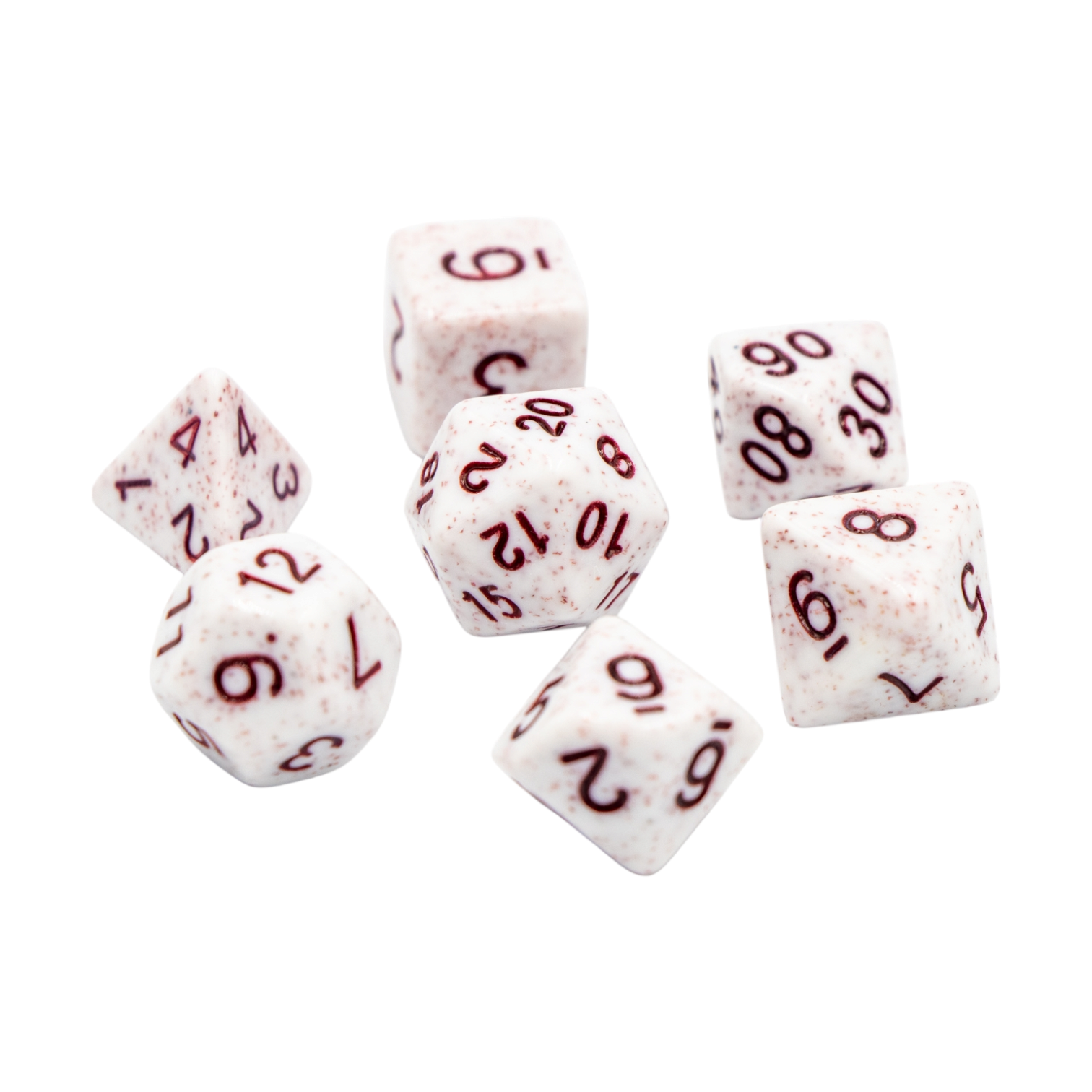 dice4friends-rpg-w-rfelset-7-teilig-granite-white-red-w-rfel image 2