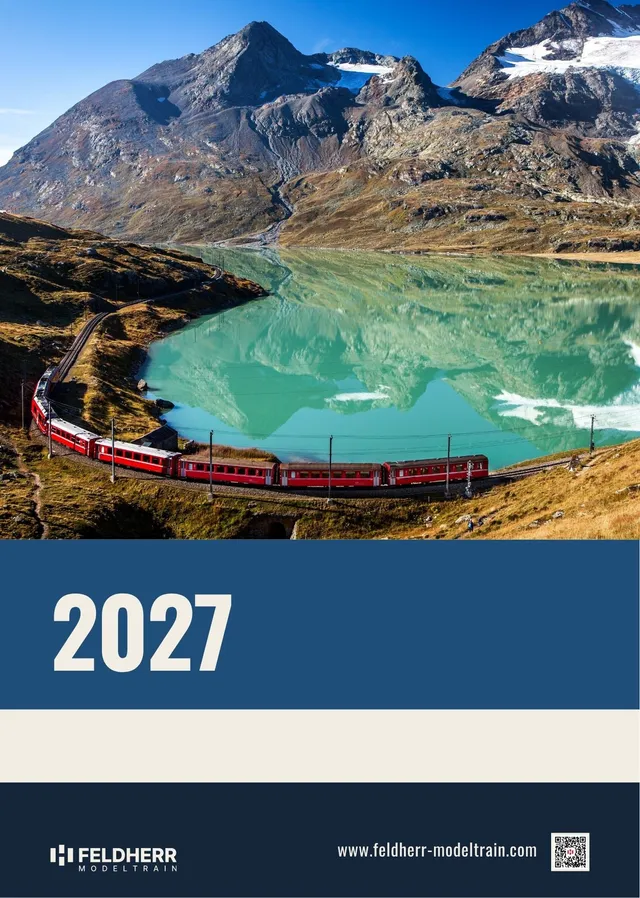 feldherr-accessories-modeltrain-a4-kalender-2027-eisenbahn-12-bilder image 1