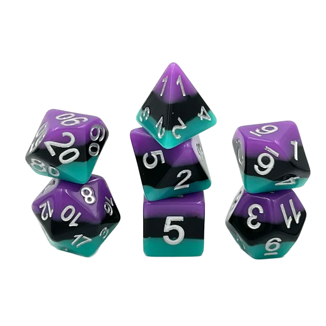 dice4friends-stratosphere-7-teiliges-rpg-w-rfelset-mehrfarbig-7-w-rfel image 1