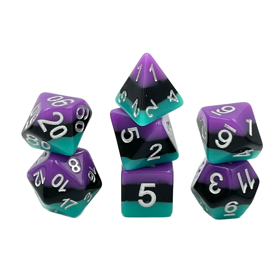 dice4friends-stratosphere-7-teiliges-rpg-w-rfelset-mehrfarbig-7-w-rfel image 1