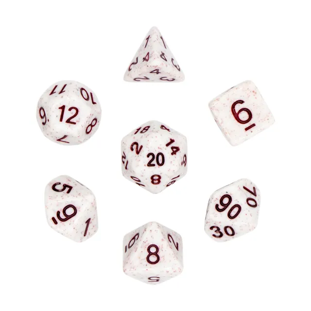 dice4friends-rpg-w-rfelset-7-teilig-granite-white-red-w-rfel image 1