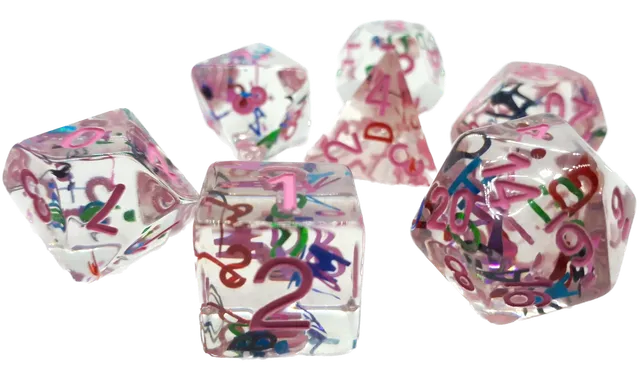 dice4friends-rpg-letters-pink-w-rfelset-7-teilig-transparent image 1