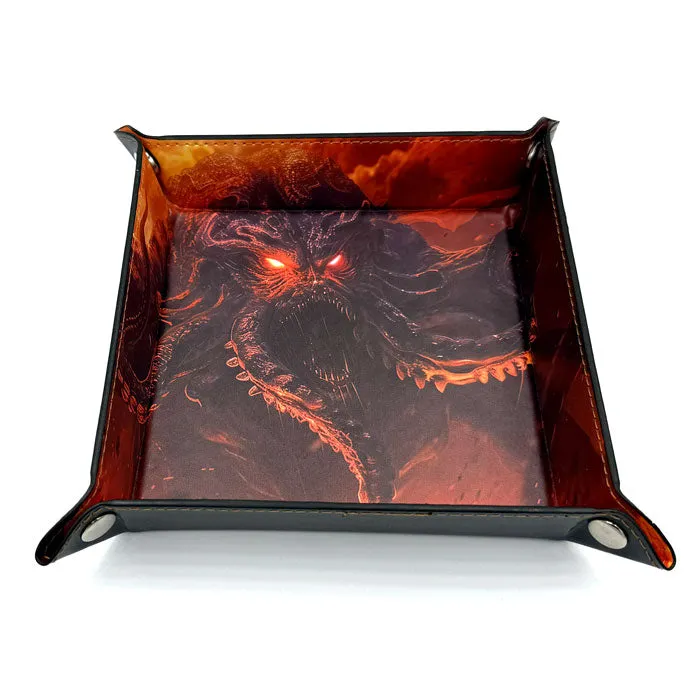 dice4friends-w-rfelschale-cthulhu-rot-orange-faltbar-pu image 1