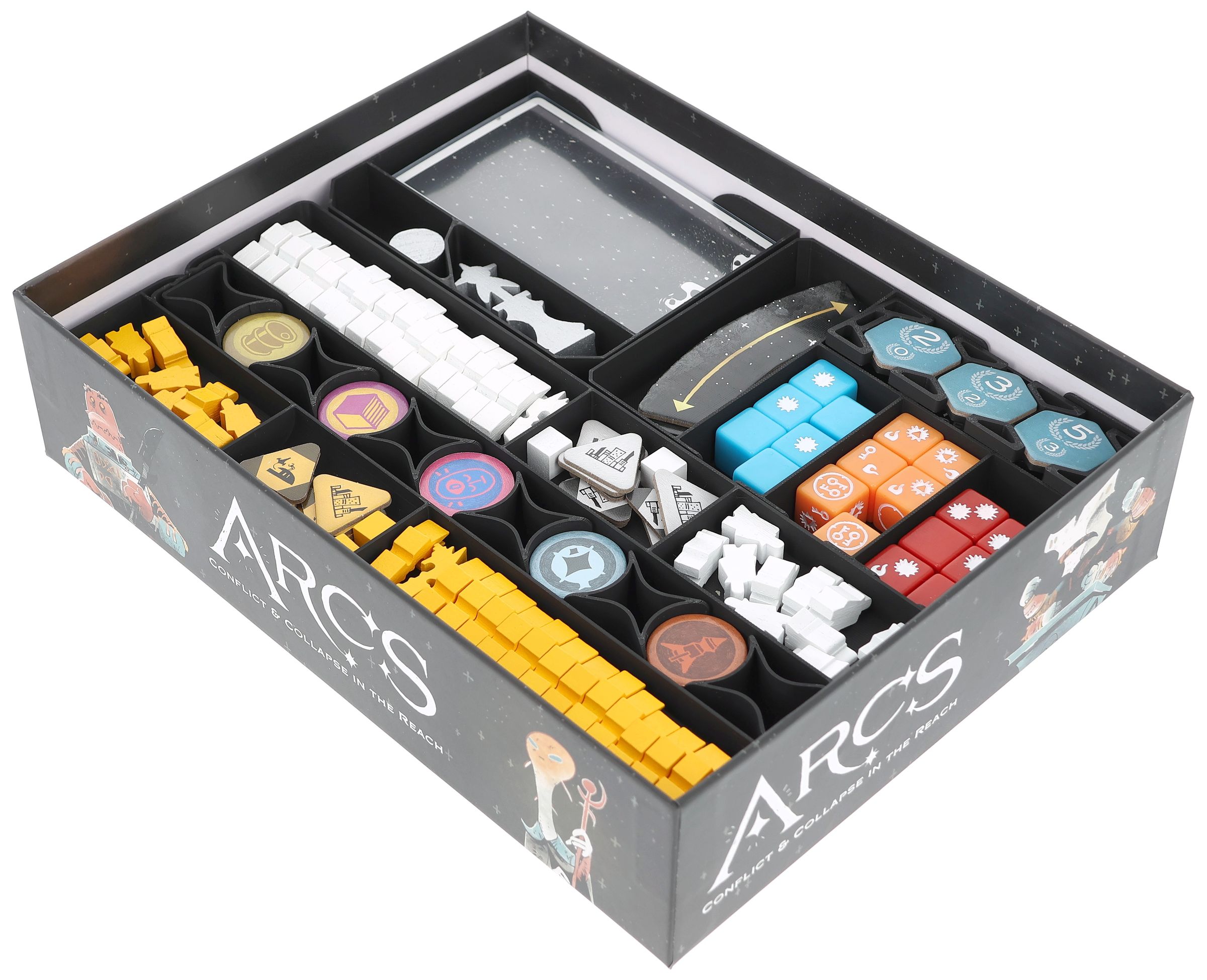 feldherr-accessories-arcs-organizer-insert-grundspiel-box image 1