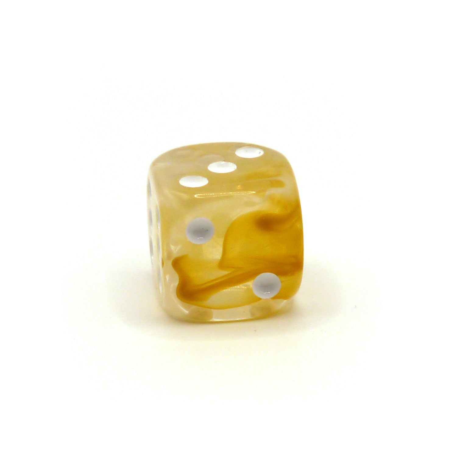dice4friends-d6-wu00fcrfel-starlight-amber-16mm-transparent-gelb image 2