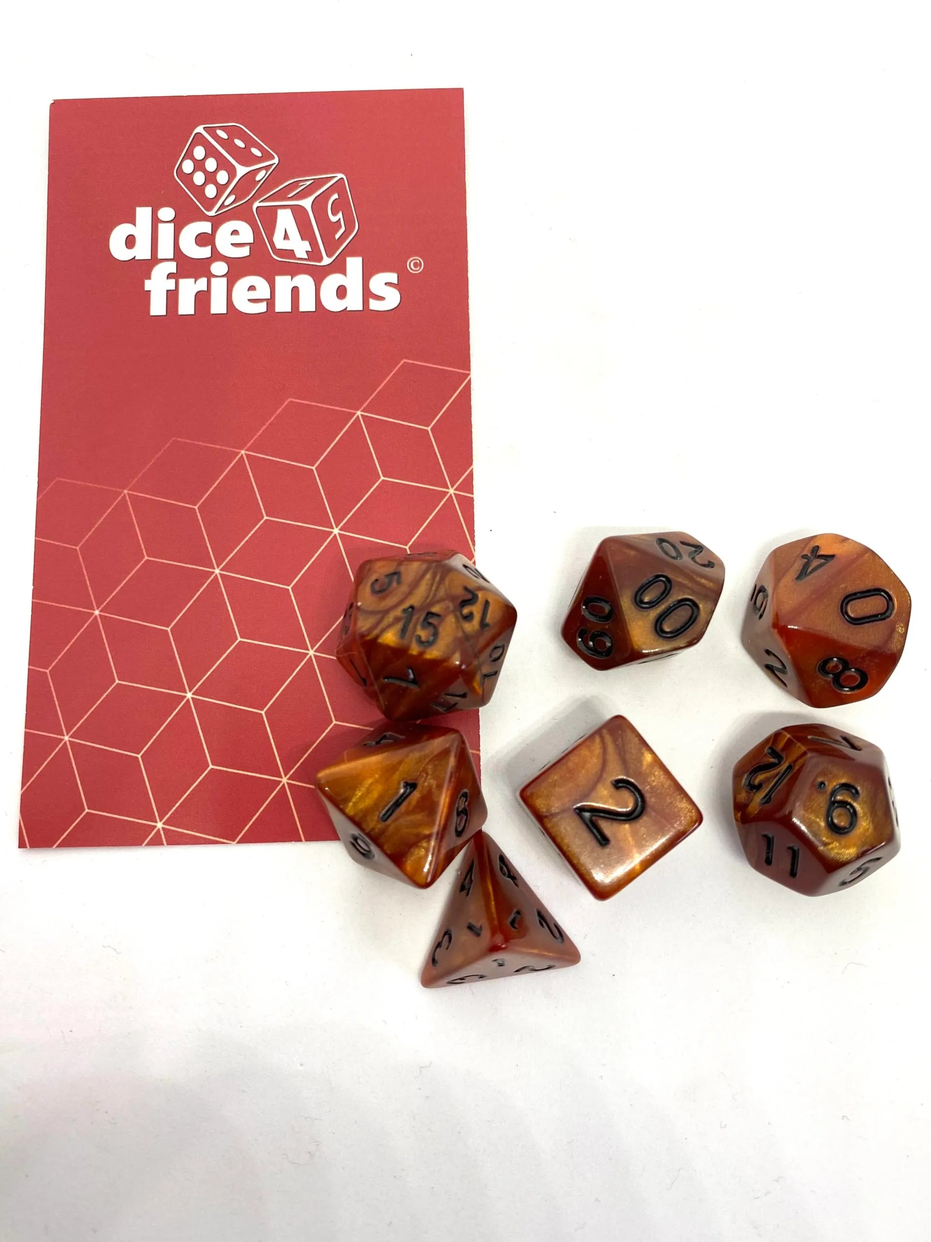 dice4friends-rpg-candysweet-marzapane-w-rfelset-braun-7-teilig image 2