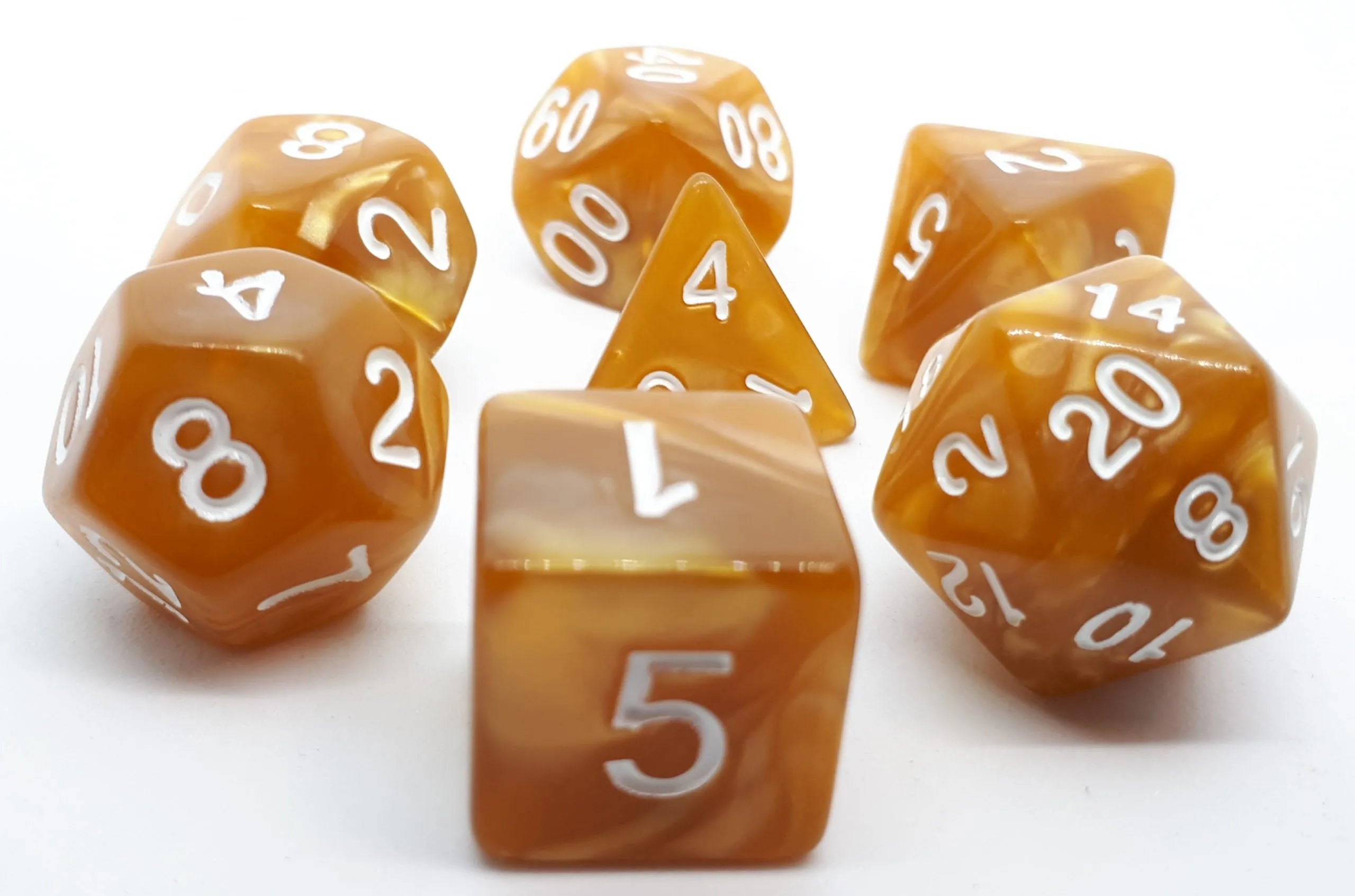 dice4friends-rpg-w-rfelset-pearl-toffee-7-teilig-braun image 1