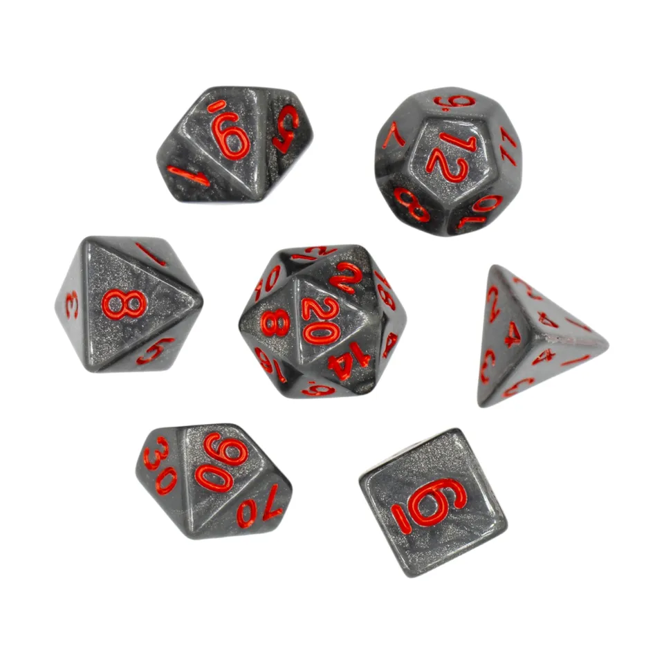 dice4friends-galaxy-rpg-w-rfelset-graphite-glitzer-7-teilig image 1