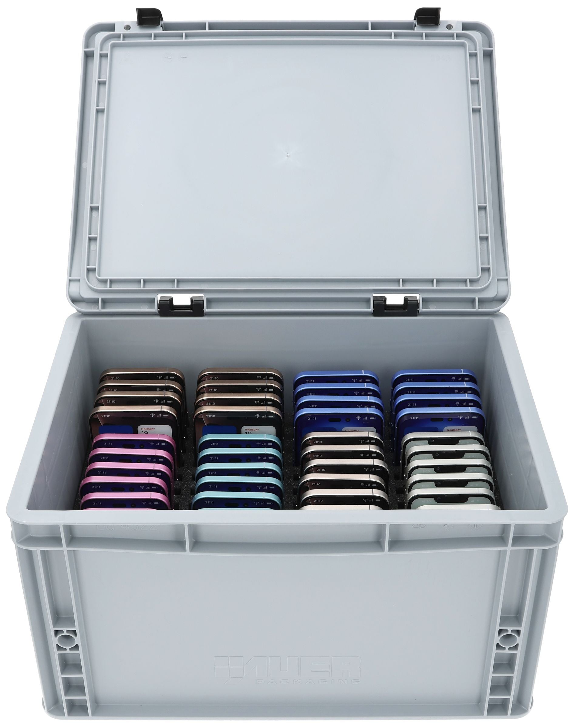 feldherr-euro-box-handy-hotel-48-smartphones-schaumstoff image 2