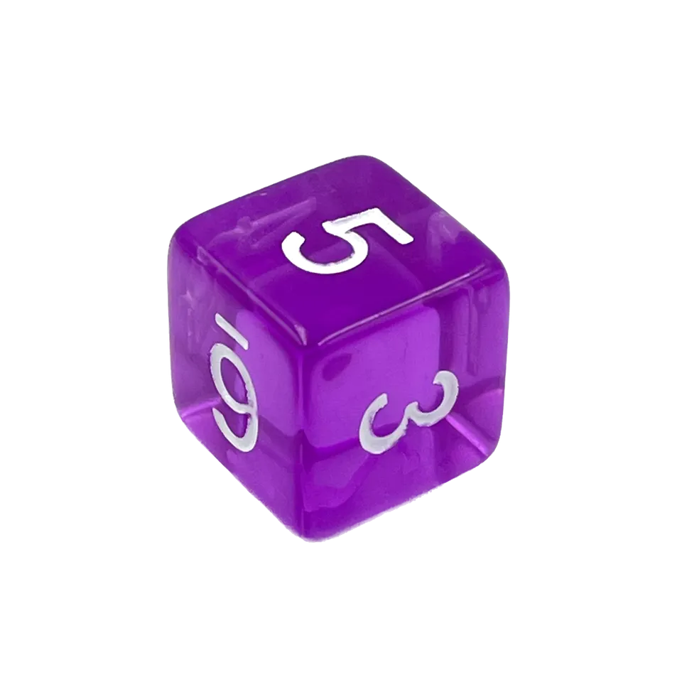 dice4friends-d6-augenw-rfel-transparent-purple-w6-einzelw-rfel image 1