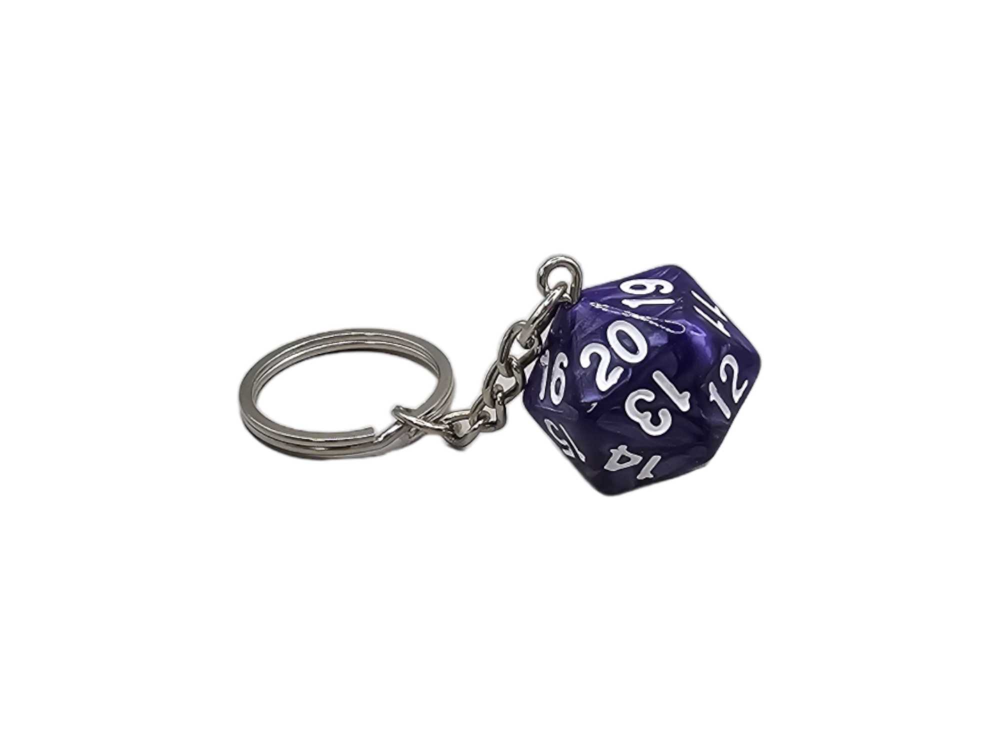 dice4friends-d20-spindown-keychain-purple-anh-nger-lila image 1