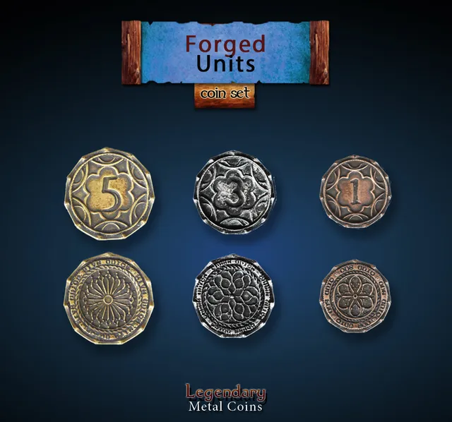 drawlab-legendary-metal-coins-forged-units-m-nzset-24-st-ck image 1
