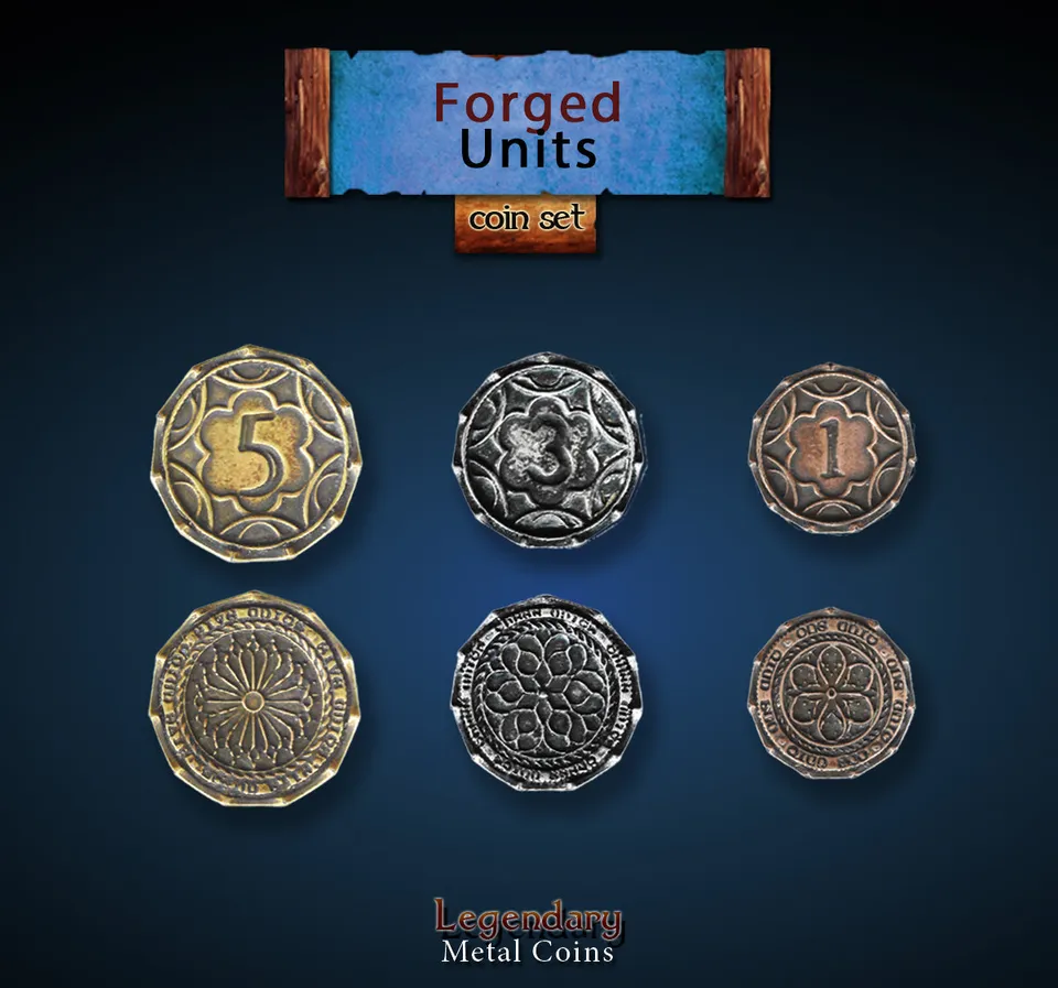 drawlab-legendary-metal-coins-forged-units-m-nzset-24-st-ck image 1
