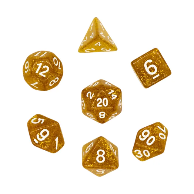 dice4friends-confetti-w-rfelset-powder-gold-w-rfel-7er-transparent image 1