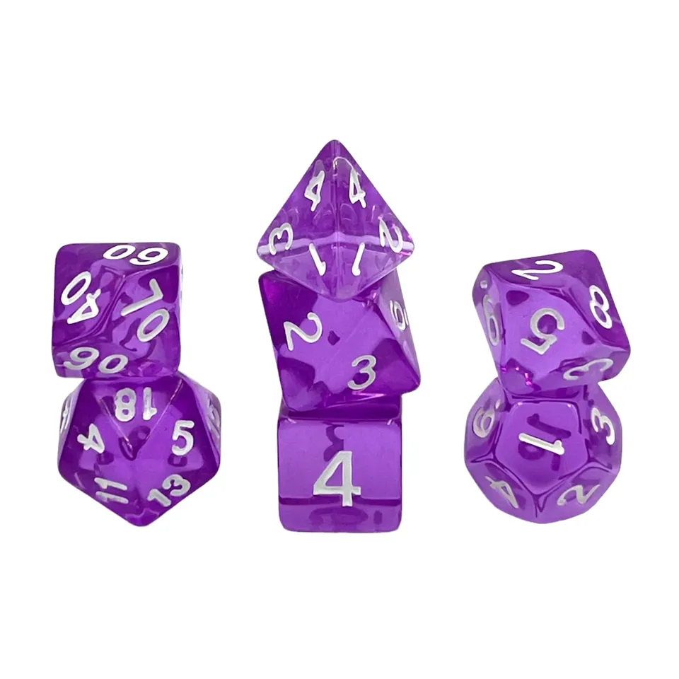 dice4friends-7-teiliges-rpg-w-rfelset-transparent-light-purple image 1