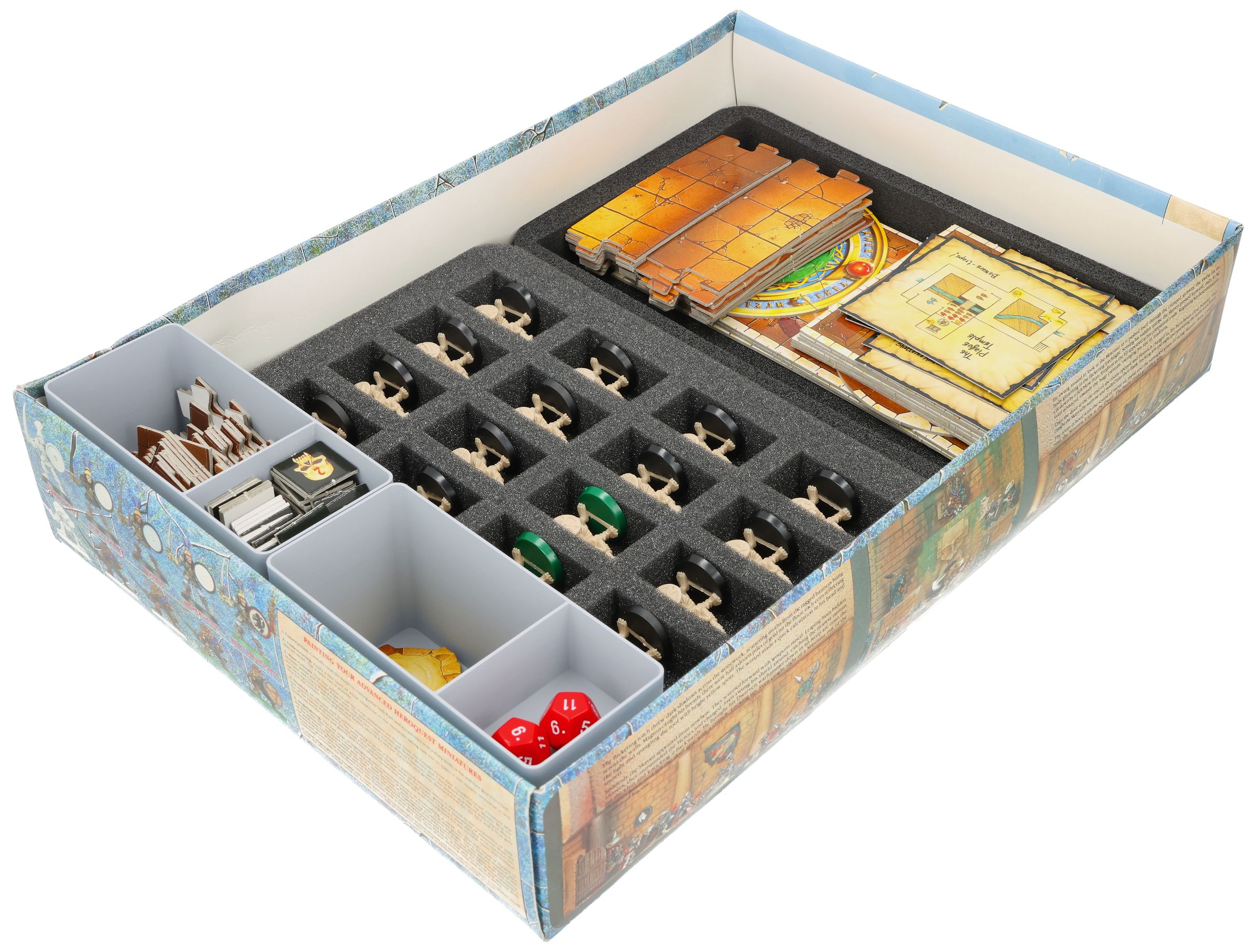 feldherr-foam-trays-advanced-heroquest-schaumstoffset-kernspielbox image 2
