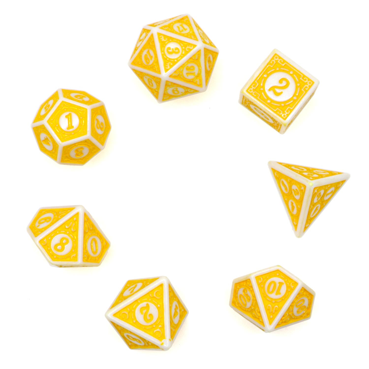 dice4friends-magic-flame-lemon-w-rfelset-7-teilig-gelb image 3