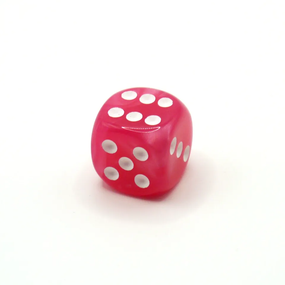dice4friends-d6-augenw-rfel-pearl-pink-white-einzelw-rfel-16mm image 1