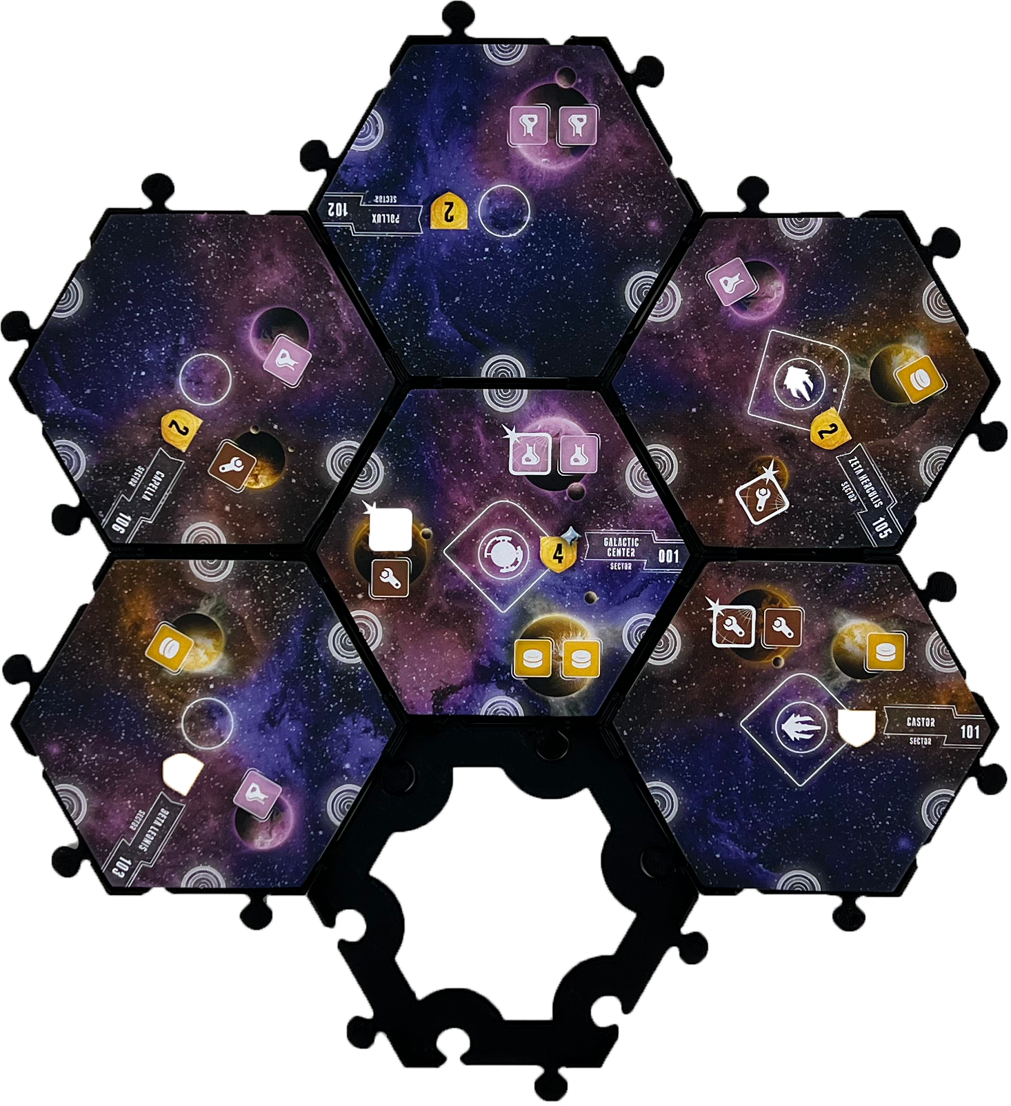 feldherr-sector-hex-halter-eclipse-second-dawn-7er-set image 5