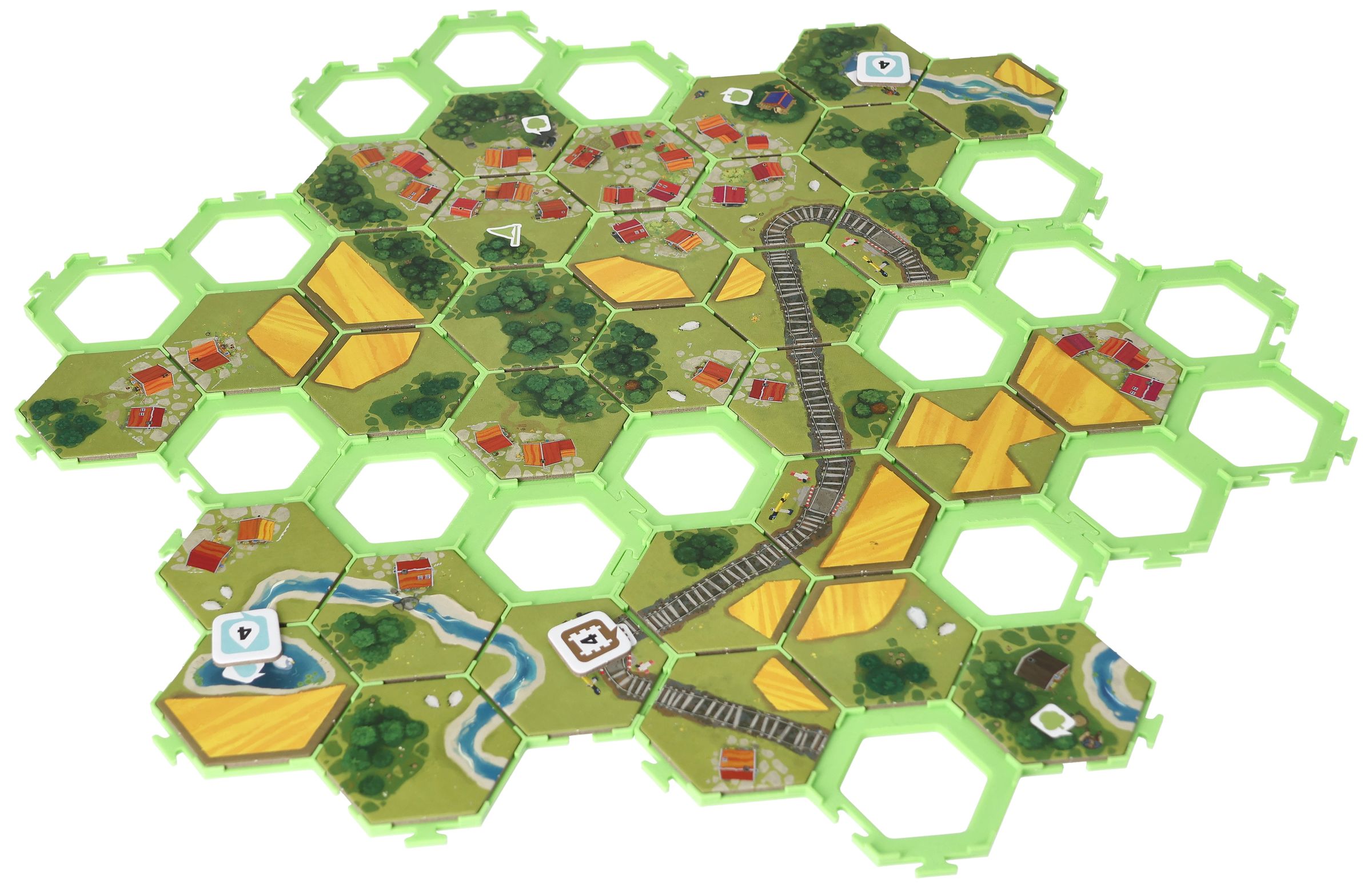 feldherr-hex-tile-halter-7er-set-dorfromantik-gr-n image 4